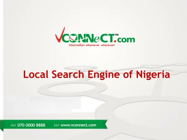 Local Search Engine of Nigeria