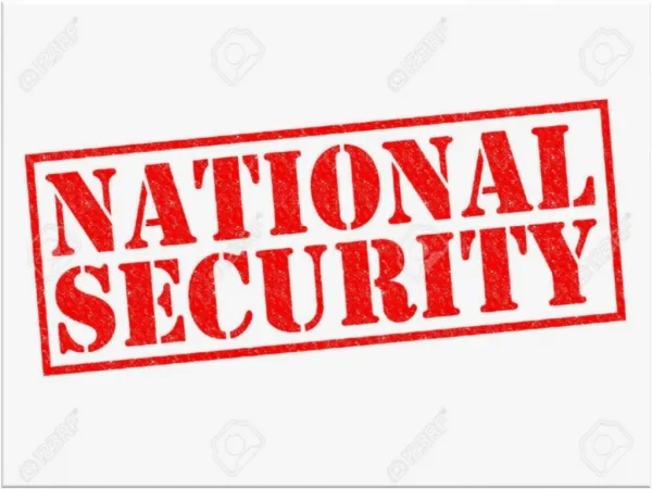 NATIONAL SECURITY