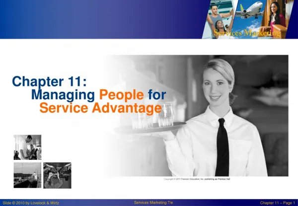Chapter 11: Managing People for Service Advantage