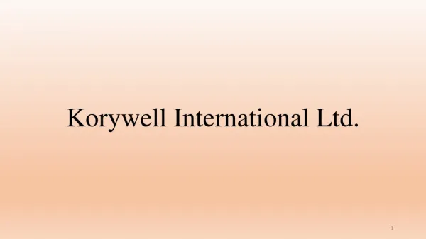 Korywell International Ltd.