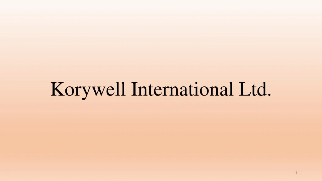 korywell international ltd