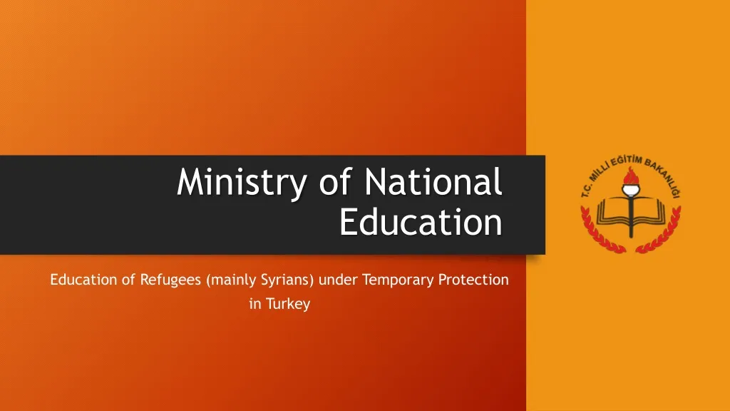ministry of national education