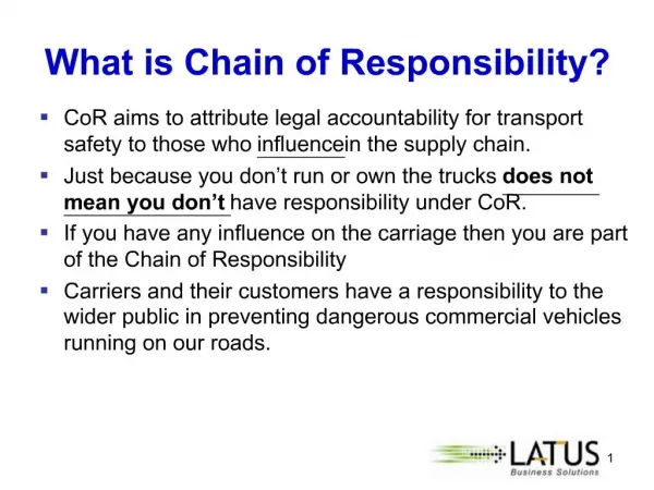 What is Chain of Responsibility