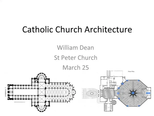 Catholic Church Architecture